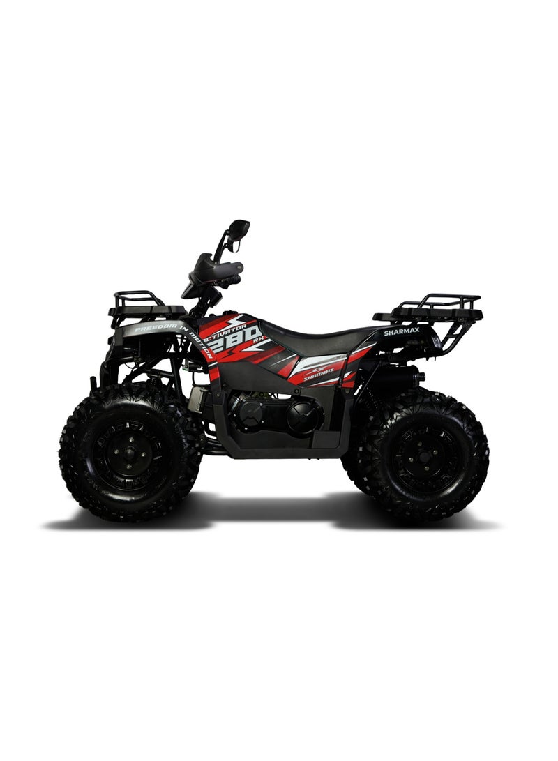 شارمكس دراجة رباعية بنزين Sharmax Activator 280 RX – محرك 250 سي سي، 21 حصان، 4 أشواط، ناقل حركة CVT - Image 2